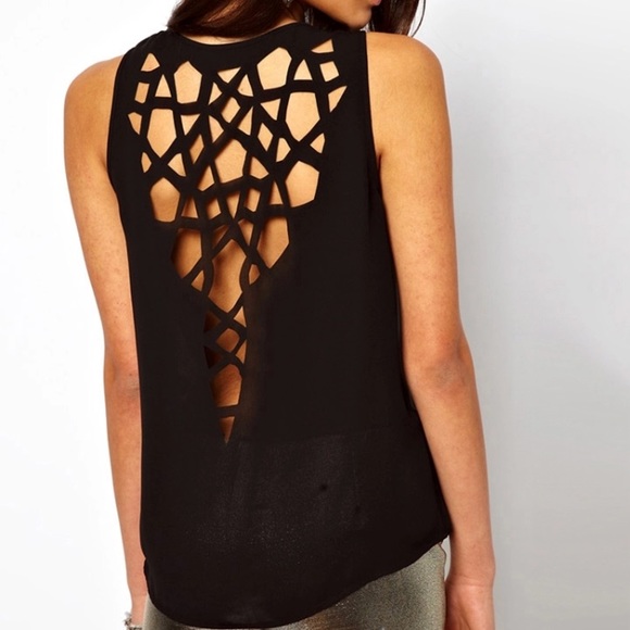 Tops - Cut Out Back Top